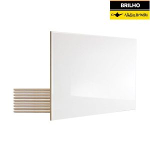 Azulejo de Cerâmica Branco Brilho Cortado para Sublimação 20x30cm - Aladim Brinde