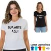 Baby Look Personalizada - Masculina Feminina Infantil Plus Size Blusinha Blusa - Branca Preta Colorida Revenda Fornecedor Dropshipping