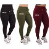 Calça Jogger Feminina Cintura Alta Elastano Bolsos Personalizado
