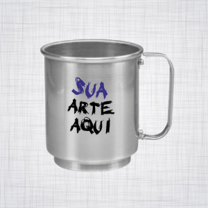 Caneca Alumínio 400 ml personalizada