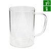 Caneca de Vidro Borossilicato Cristal - 300ml
