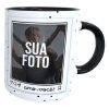 Caneca Pai & Paiê & Paizão & Paizinho & Cora & Meu Velho Dia Dos Pais Com Foto Personalizada com Alça e Interior Preto P