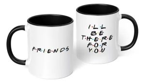 Caneca Porcelana Seriado Friends Amigos Caixa Presente