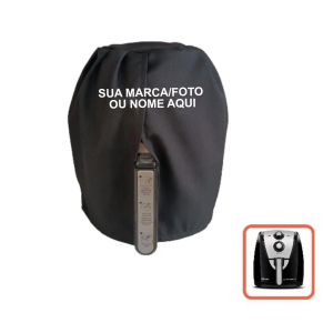 Capa de Airfryer Personalizado Nome Foto Marca