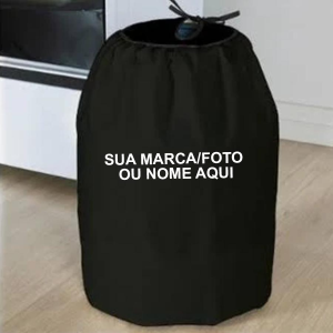 Capa Para Botijão De Gás E Puxa Saco Em Tecido Oxford Personalizado Nome Foto Marca