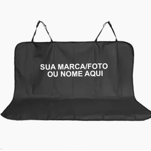 Capa Protetora Impermeável Banco Carro Pet Cão Gato Animais Personalizada Nome Foto Marca