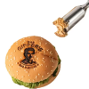 Carimbo de pão Hamburguer Cliche Ferro Quente Desenho Queima Marca Personalizado Nome Foto Marca