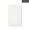 Crachá de Acrílico Branco para Sublimação Vertical 5x8,5cm - 01 Unidade
