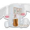 Espelho Decorativo Acrílico Cinnamonroll Hello Kitty 50 Cm Cor da moldura Branco