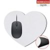 Mouse Pad de Borracha Coração 19,5x23,5cm - Opala Brindes