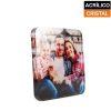 Placa Acrílico Cristal para Sublimação com Imã - Quadrado 5cm