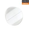 Placa Acrílico Cristal para Sublimação com Imã - Redondo 6cm