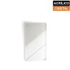 Placa Acrílico Cristal para Sublimação com Imã - Retângulo Pequeno 7,5x4,5cm