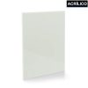 Placa de Acrílico Branco 15x20cm