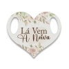 Placa de Casamento Para Daminha Lá vem a Noiva MDF