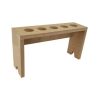 Porta temperos mesa madeira com tubetes condimentos suporte cozinha organizador Personalizado