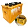 Porta temperos mesa madeira pinus com tubetes condimentos suporte cozinha organizador Personalizado