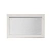 Quadro de MDF com Tecido Brilho Formato 10X19 e Moldura - Branco