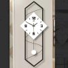 Relogio moderno de madeira mdf 85x30cm