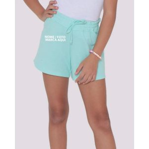 Short Moletinho Juvenil Básico  Personalizado