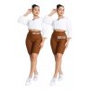 Shorts Jeans Feminino Bermuda Chortes Cintura Alta Cotton ModaShorts Jeans Feminino Bermuda Chortes Cintura Alta Cotton