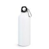 Squeeze de Alumínio para Transfer laser na cor Branca com Mosquetão - 500ml