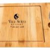 Tábua De Queijo Personalizada Bambu Vinho Kit Petisqueira