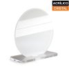 Troféu Acrílico Cristal para Sublimação com Base - Redondo 13x12,5cm