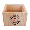 Caixa de madeira pinus sem tampa personalizada