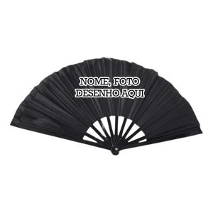 Leque Oriental Grande Para Dança Kung Fu Tai Chi Chuan Personalizada com nome foto marca frase