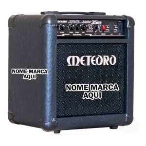 Caixa de som Amplificador Personalizado com nome marca logotipo empresa foto arte frase personalizada