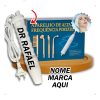 Aparelho alta frequencia facial Personalizado com nome marca logotipo empresa foto arte frase personalizada