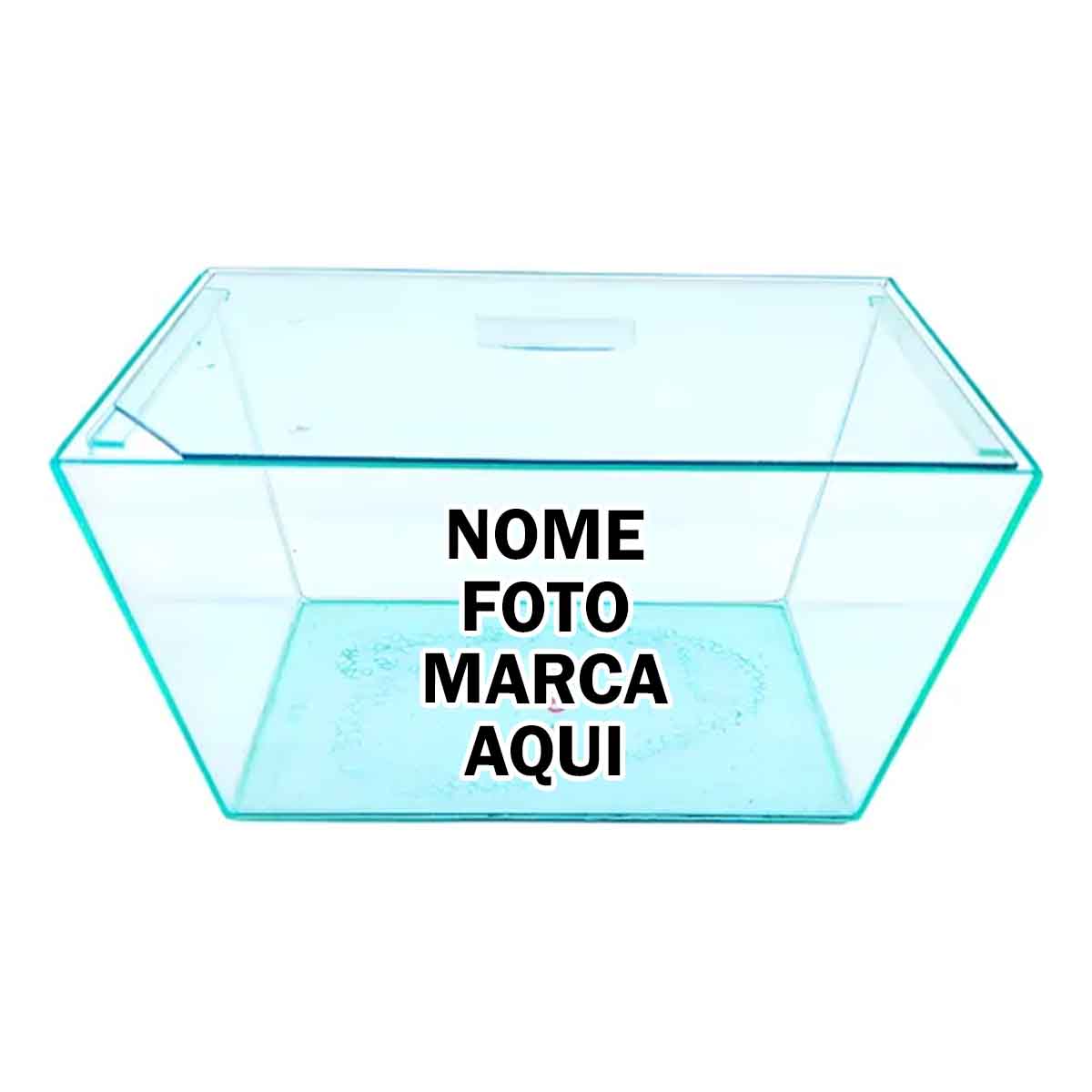 Aquario Personalizado com nome marca logotipo empresa foto arte frase personalizada