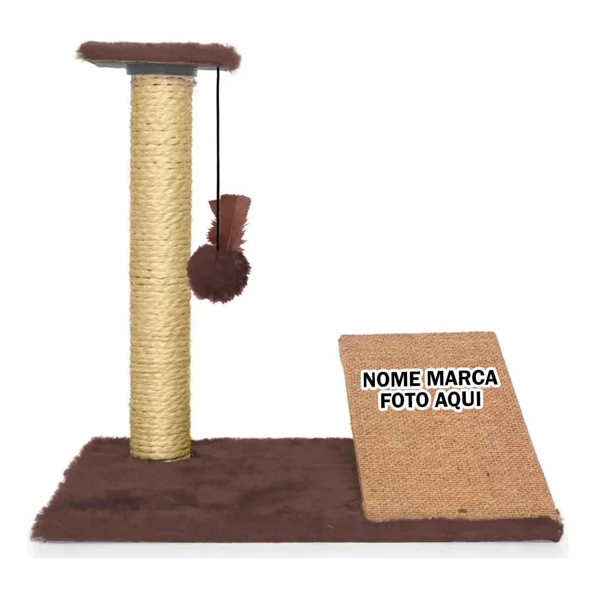 Arranhador de gato Personalizado com nome marca logotipo empresa foto arte frase personalizada