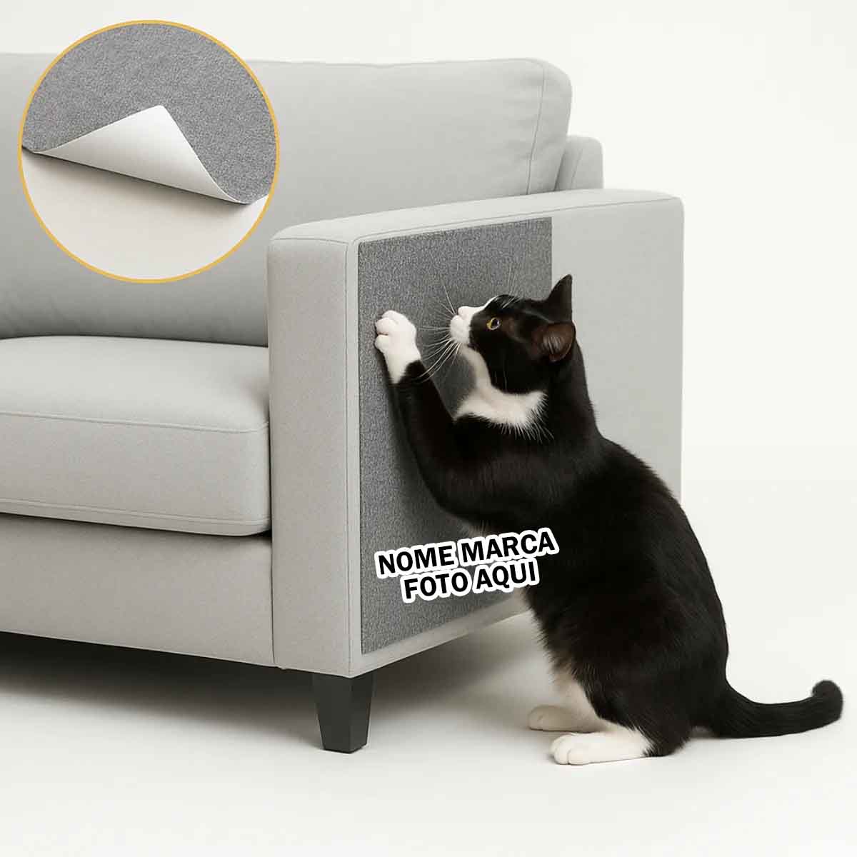 Arranha gato Personalizado com nome marca logotipo empresa foto arte frase personalizada