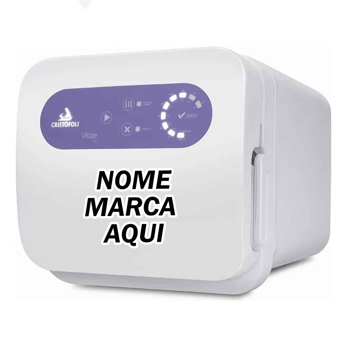 Autoclave Personalizada com nome marca logotipo empresa foto arte frase personalizada