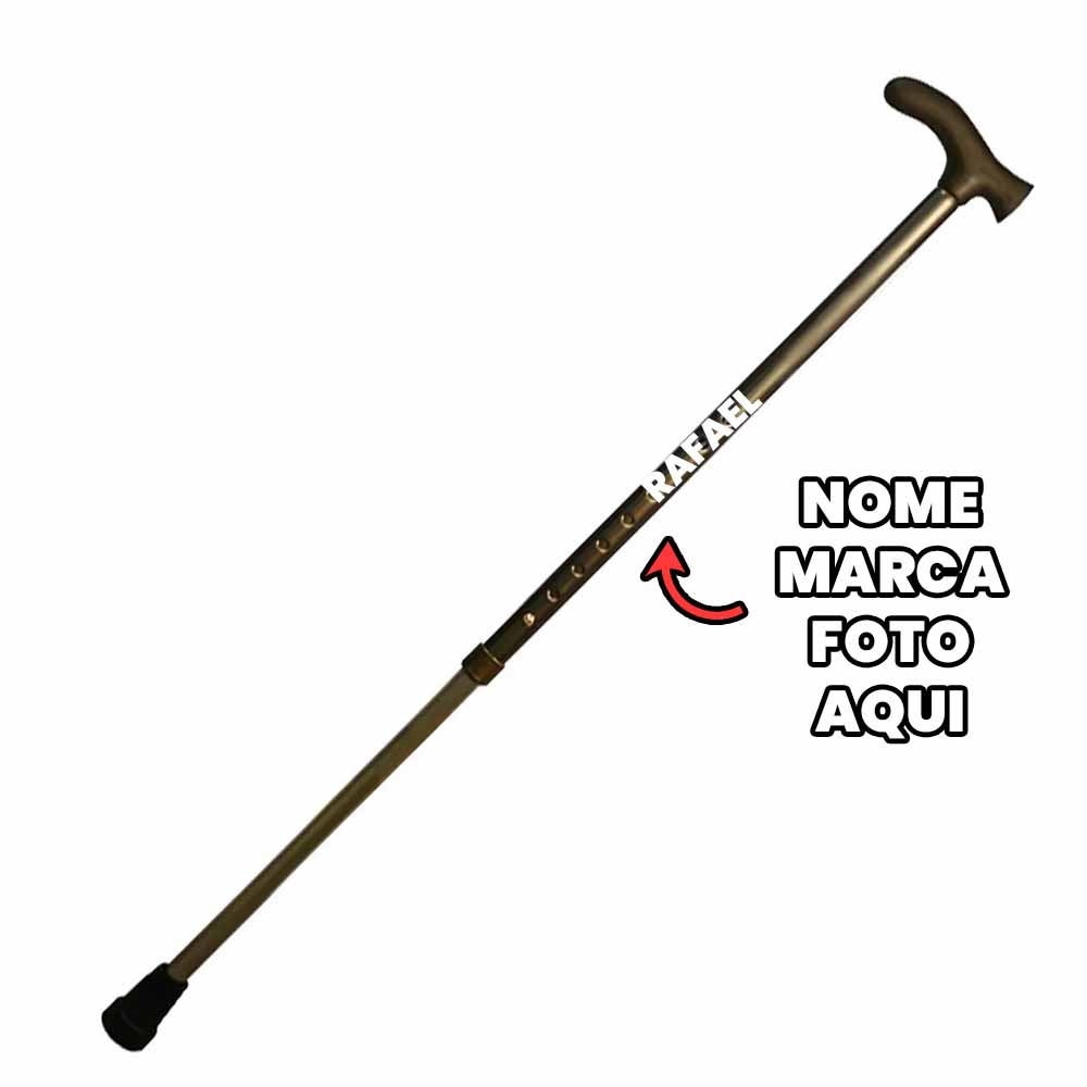 Bengala Personalizada com nome marca logotipo empresa foto arte frase personalizada