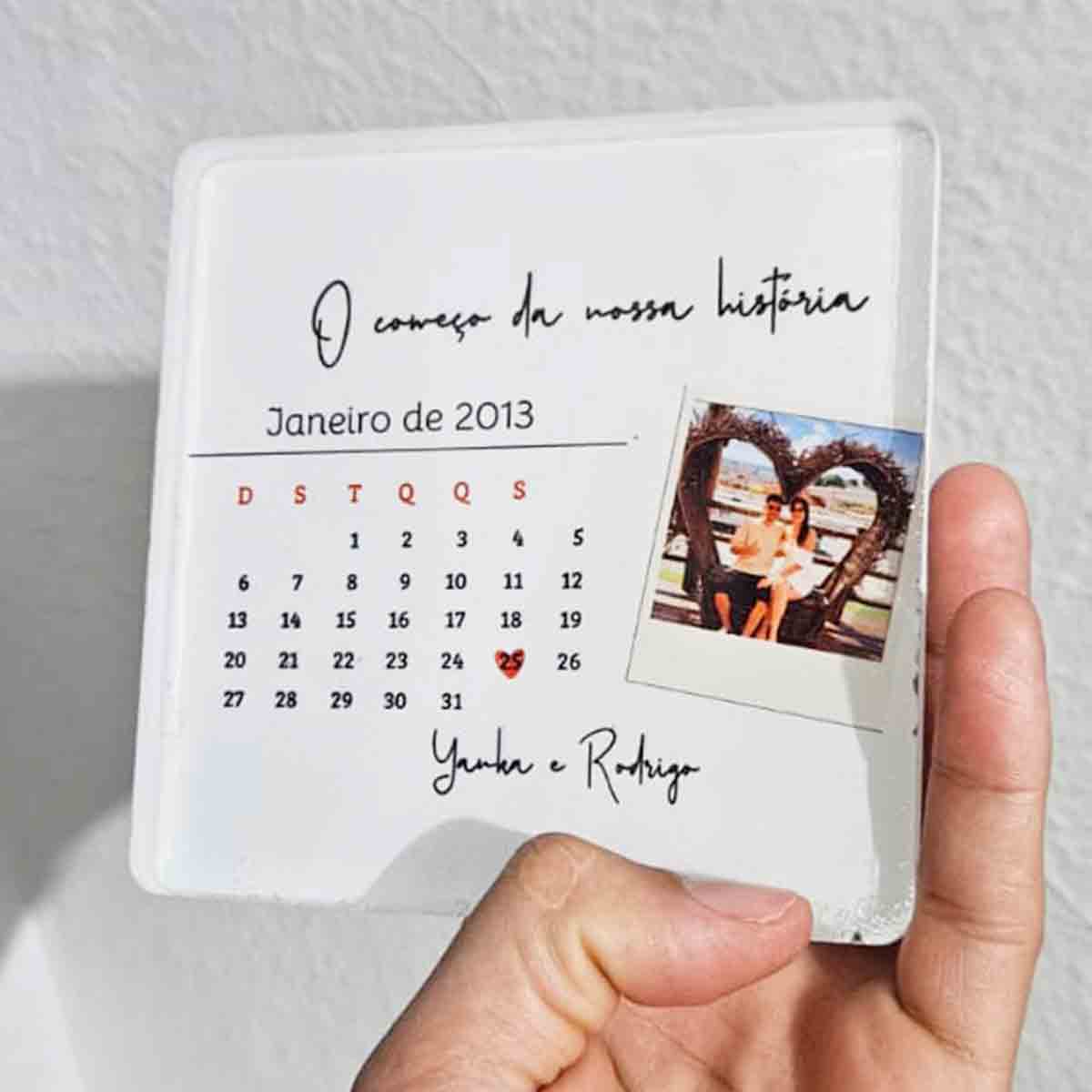 Bloco de acrilico Personalizado com nome marca logotipo empresa foto arte frase personalizada