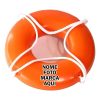 Boia salva vidas circular Personalizado com nome marca logotipo empresa foto arte frase personalizada