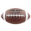 Bola de futebol americano Personalizado com nome marca logotipo empresa foto arte frase personalizada6