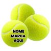 Bola de tenis Personalizado tennis com nome marca logotipo empresa foto arte frase personalizada