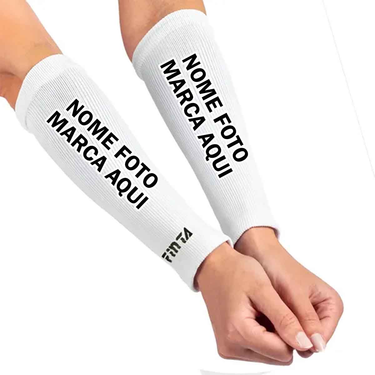 Braque de volei mangote braço protetor manga manguito Personalizado com nome marca logotipo empresa foto arte frase pers