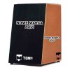Cajon Personalizado com nome marca logotipo empresa foto arte frase personalizada