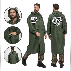 Capa de chuva Personalizado com nome marca logotipo empresa foto arte frase personalizada