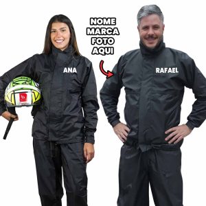 Capa de chuva Personalizado com nome marca logotipo empresa foto arte frase personalizada