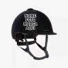 Capacete Hipismo Personalizado com nome marca logotipo empresa foto arte frase personalizada