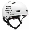 Capacete Skate Patins Patinete Personalizado com nome marca logotipo empresa foto arte frase personalizada