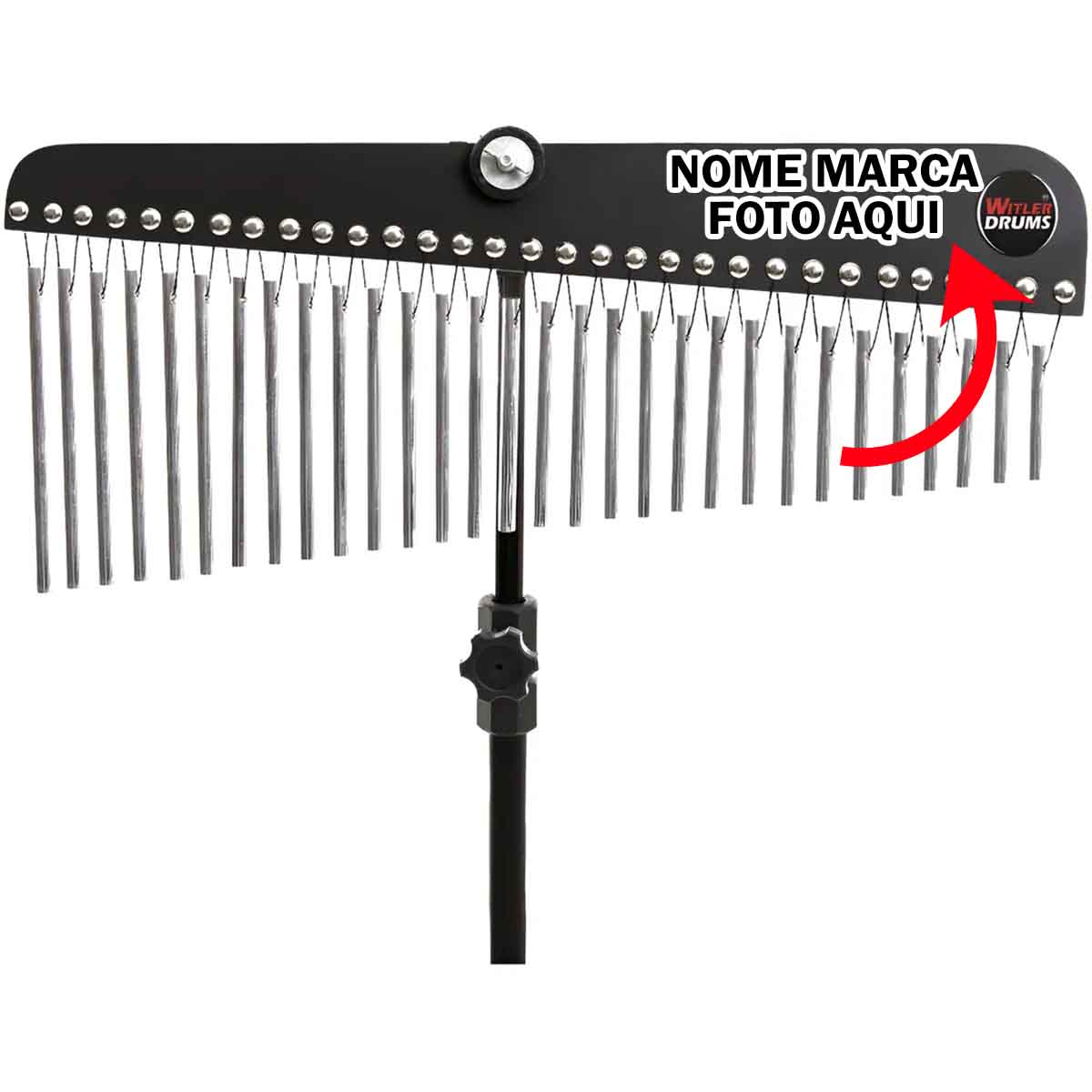 Carrilhão Personalizado com nome marca logotipo empresa foto arte frase personalizada