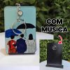 Chaveiro com musica Personalizado com nome marca logotipo empresa foto arte frase personalizada