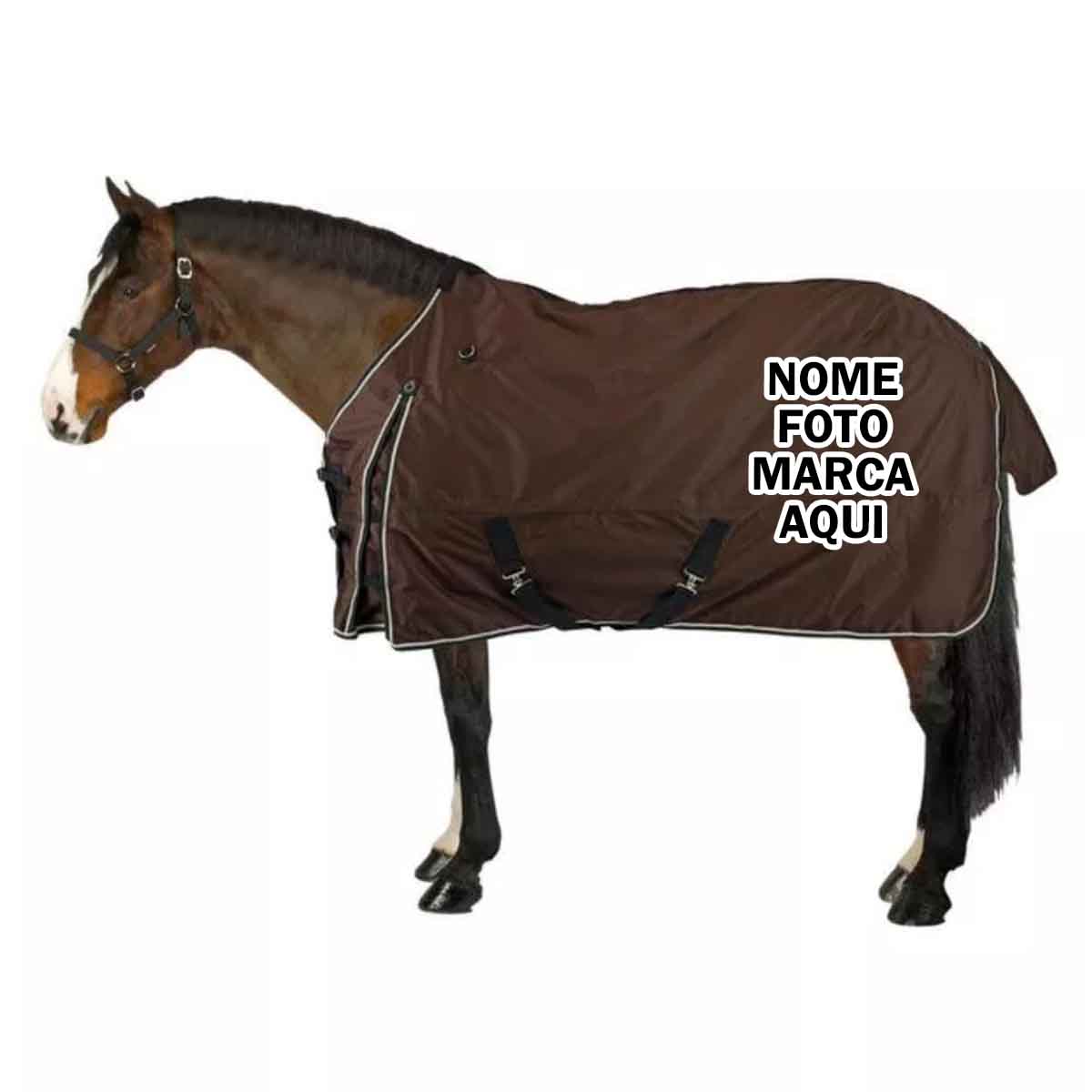 Cobrejão Para Cavalo Personalizado  Capa para cavalo com nome marca logotipo empresa foto arte frase personalizada